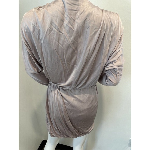 Tibi Dress - Pink Plunging Bubble Hem Mini Sleeve Womens Dress- size S Orig.$495 - Picture 9 of 16